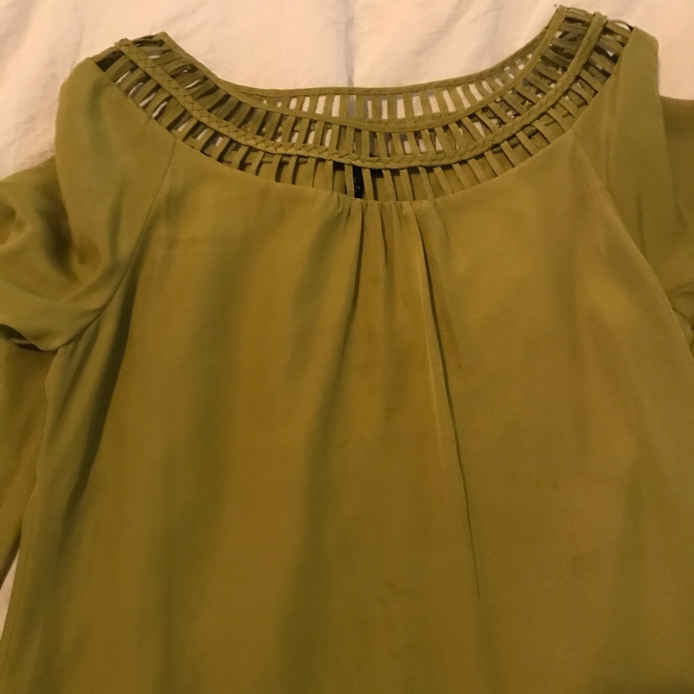 Green blouse